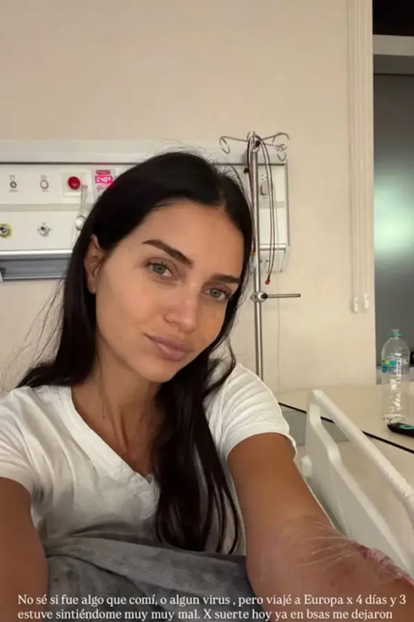 Zaira Nara sufrió un cuadro de gastroenteritis aguda