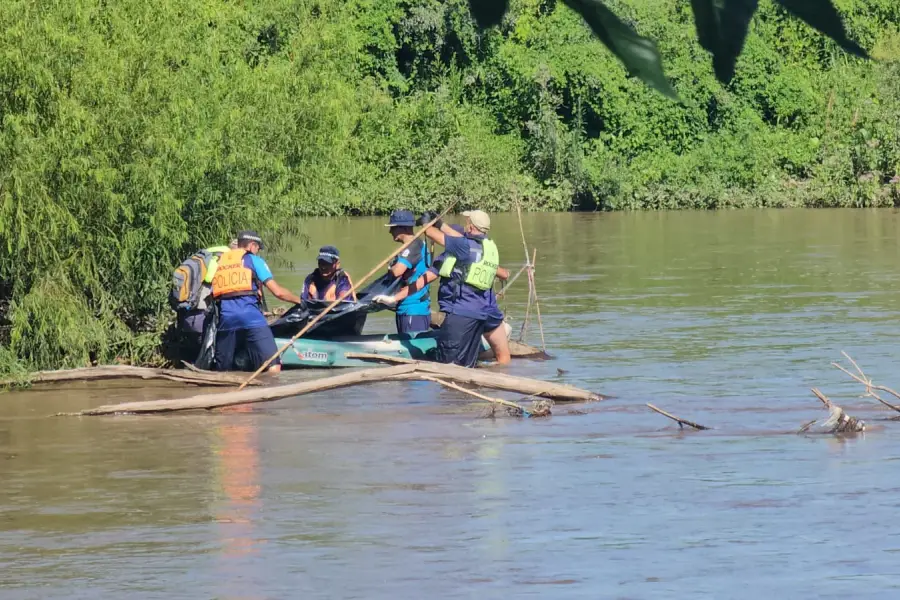 Hallazgo de un cuerpo en el río Colorado. MPF