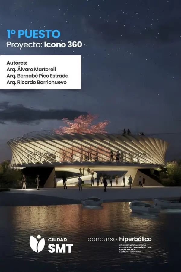 PRIMER PUESTO. “Ícono 360”, de Álvaro Martorell, Bernabé Pico Estrada y Ricardo Barrionuevo, obtuvo el primer lugar en el concurso nacional.