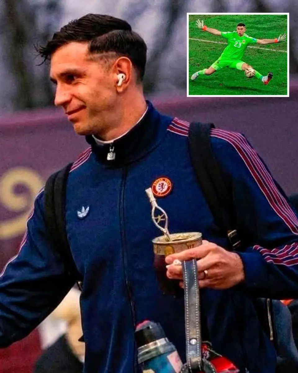 La exótica bombilla del “Dibu” Martínez: un artesano recreó la famosa atajada de Qatar