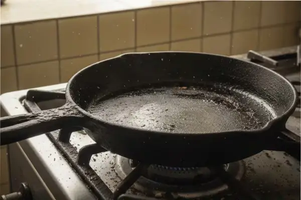 No hace falta tirarla: el truco definitivo para que la comida no se pegue a una sartén vieja