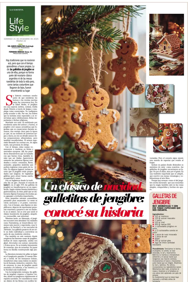 Un clásico de Navidad, galletitas de jengibre: conocé su historia