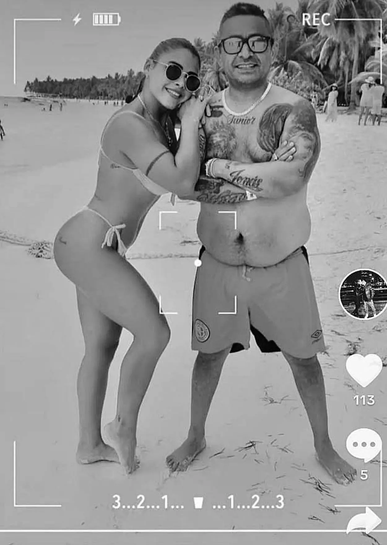 INVESTIGADOS. Walter Lobos y su pareja Ana Sofía.