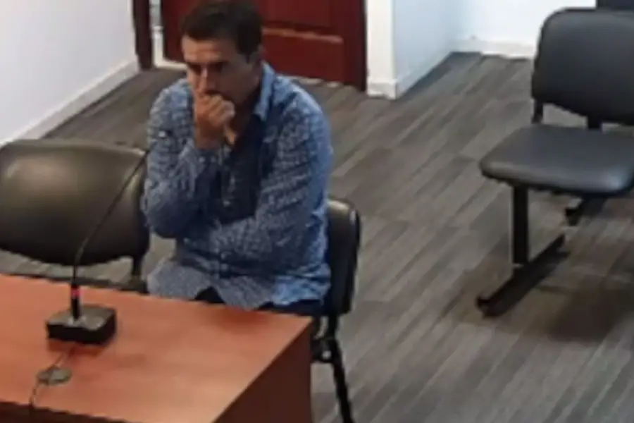 ACUSADO. José  Osvaldo Rojas, durante la audiencia de ayer.