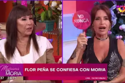 Moria Casán le preguntó a Flor Peña si alguna vez fue gato y su respuesta dejó mudos a todos
