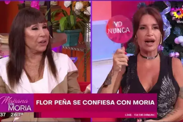 Moria Casán le preguntó a Flor Peña si alguna vez fue gato y su respuesta dejó mudos a todos