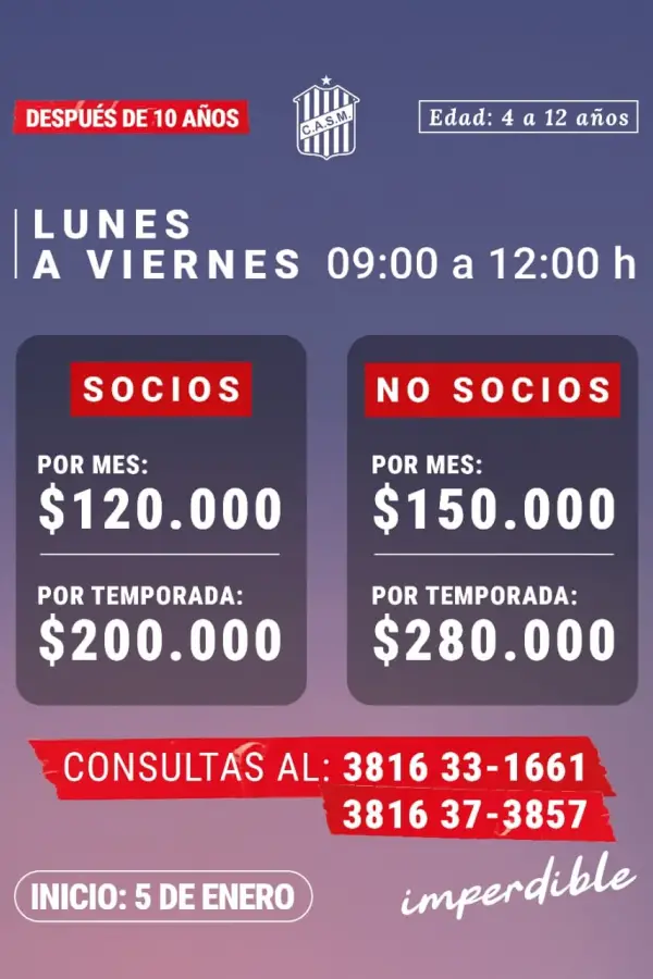 “Recuperar la pileta era una prioridad”: San Martín vuelve a tener colonia y actividad de verano en el Complejo