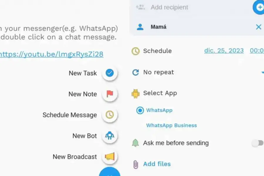 WhatsApp: cómo programar mensajes de Navidad y Año Nuevo paso a paso