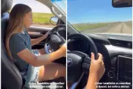 Polémica en redes: la hija de El Polaco y Valeria Aquino fue filmada manejando con apenas 12 años