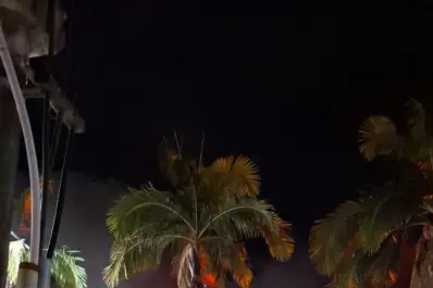 Un globo de papel causó un incendio en una galería de Lules