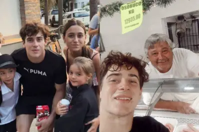 Colapinto recorrió un tranquilo pueblo en el interior bonaerense y revolucionó todo