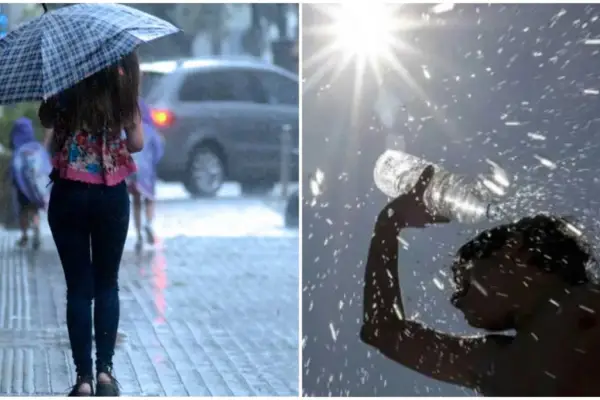 Alerta amarilla: tormentas y calor extremo afectan a gran parte del país