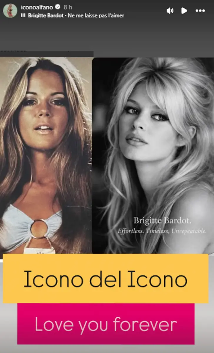 Graciela Alfano homenajeó a Brigitte Bardot y sorprendió por el gran parecido entre ambas
