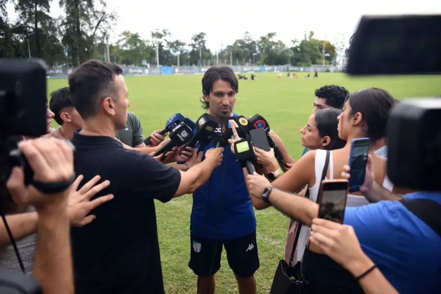 CONFIANZA. Hugo Colace se mostró ilusionado con el trabajo que viene realizando el 