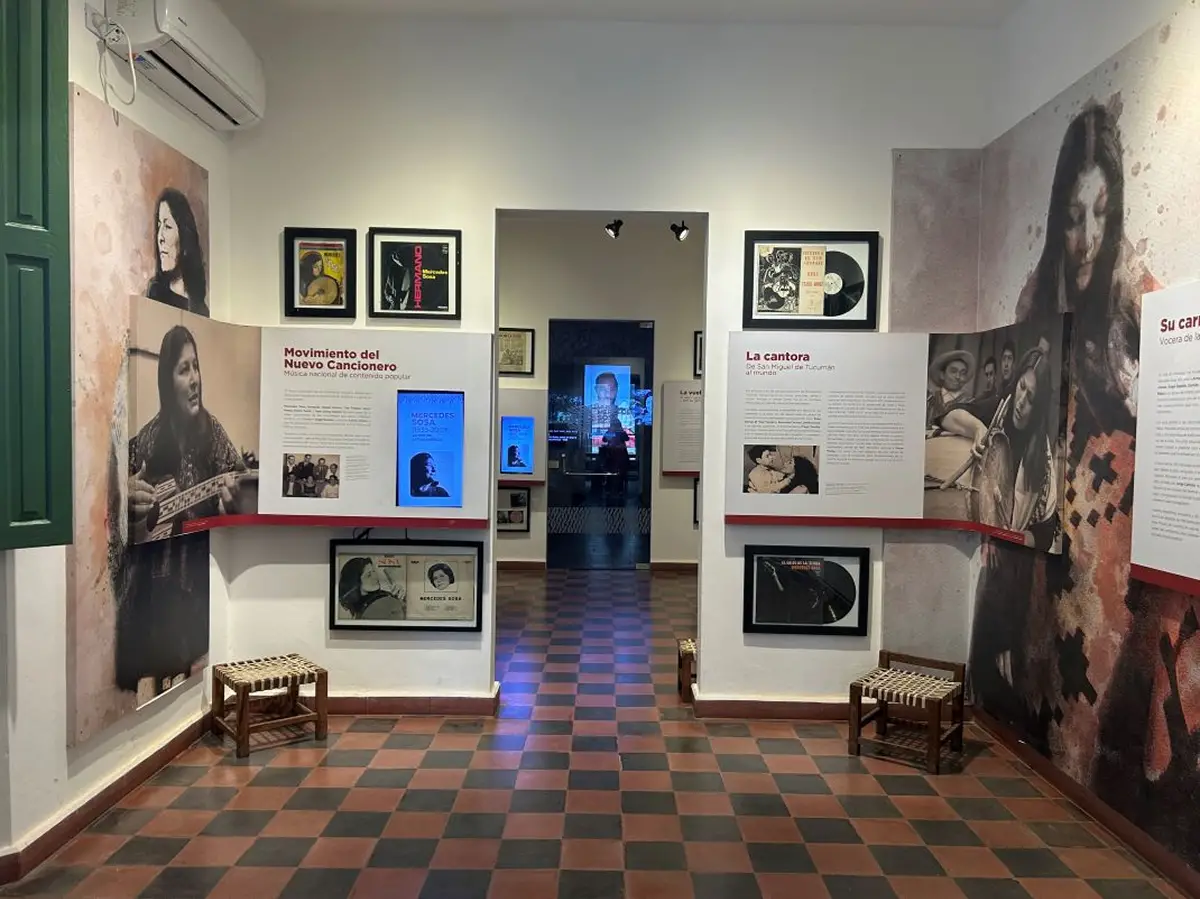 MUSEO MERCEDES SOSA. La casa donde nació Mercedes Sosa hoy funciona como un espacio interactivo que recorre su vida, su obra y su legado artístico y social. / TUCUMÁN TURISMO