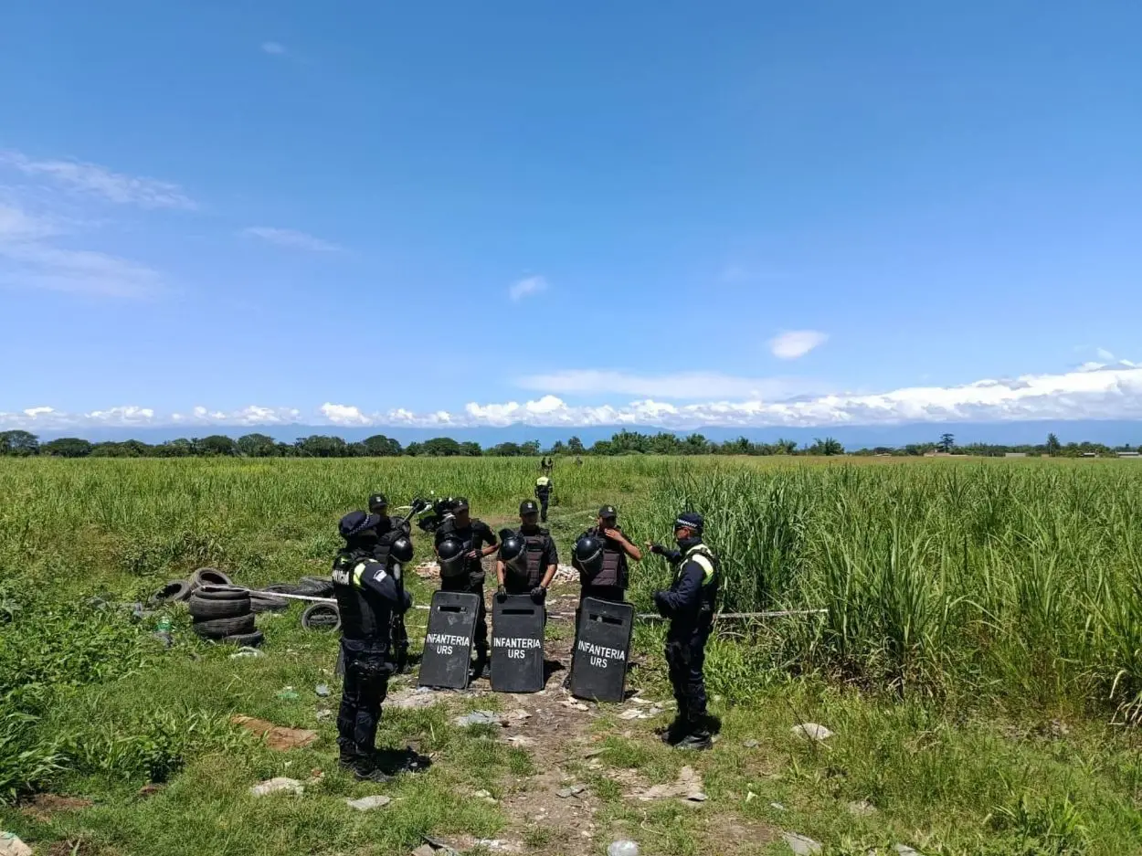 HALLAZGO. El cuerpo de Kevin estaba en un cañaveral de Concepción.