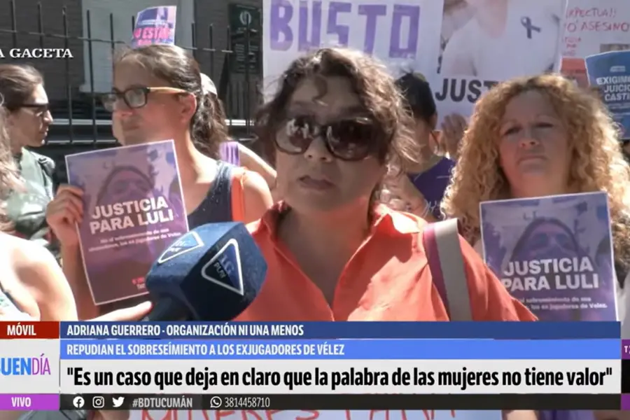 Caso Vélez: Ni Una Menos repudió el sobreseimiento y denunció que la Justicia “descree la palabra de las mujeres”