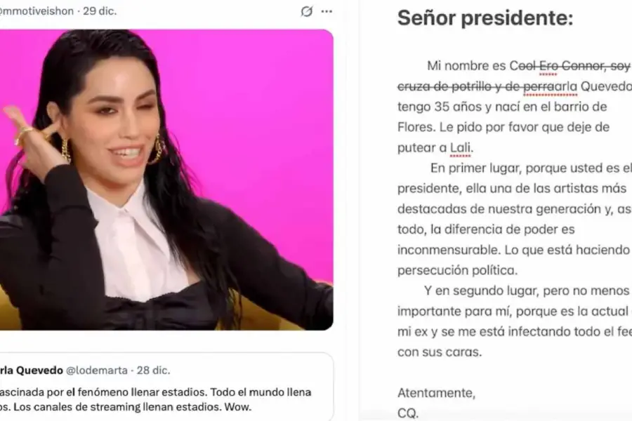 Quién es Carla Quevedo, la talentosa ex de Pedro Rosemblat que lanzó una ácida crítica contra Lali Espósito