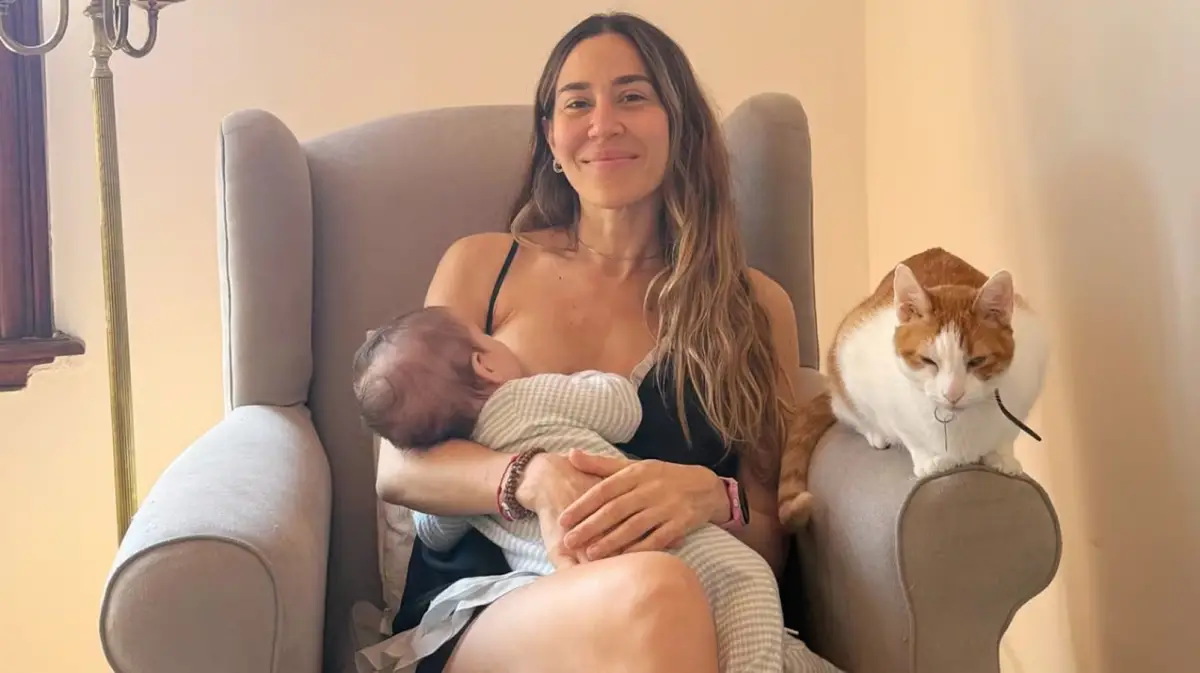 Jimena Barón mostró por primera vez la cara de su bebé Arturo