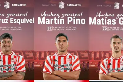 En su cuenta oficial, San Martín confirmó 11 bajas en el plantel: ¿quiénes son los que no siguen?