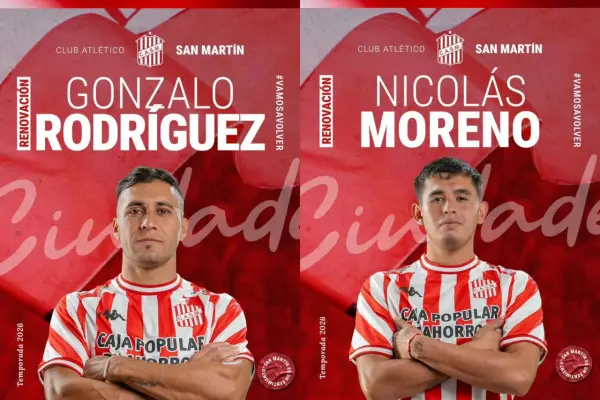 San Martín confirmó la continuidad de Chuny Moreno y Gonzalo Rodríguez: ¿qué otros jugadores siguen?