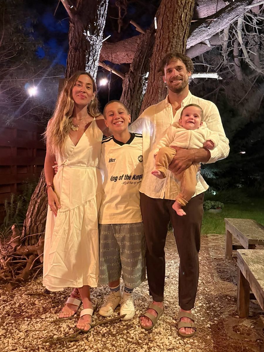Jimena Barón durante sus vacaciones en familia