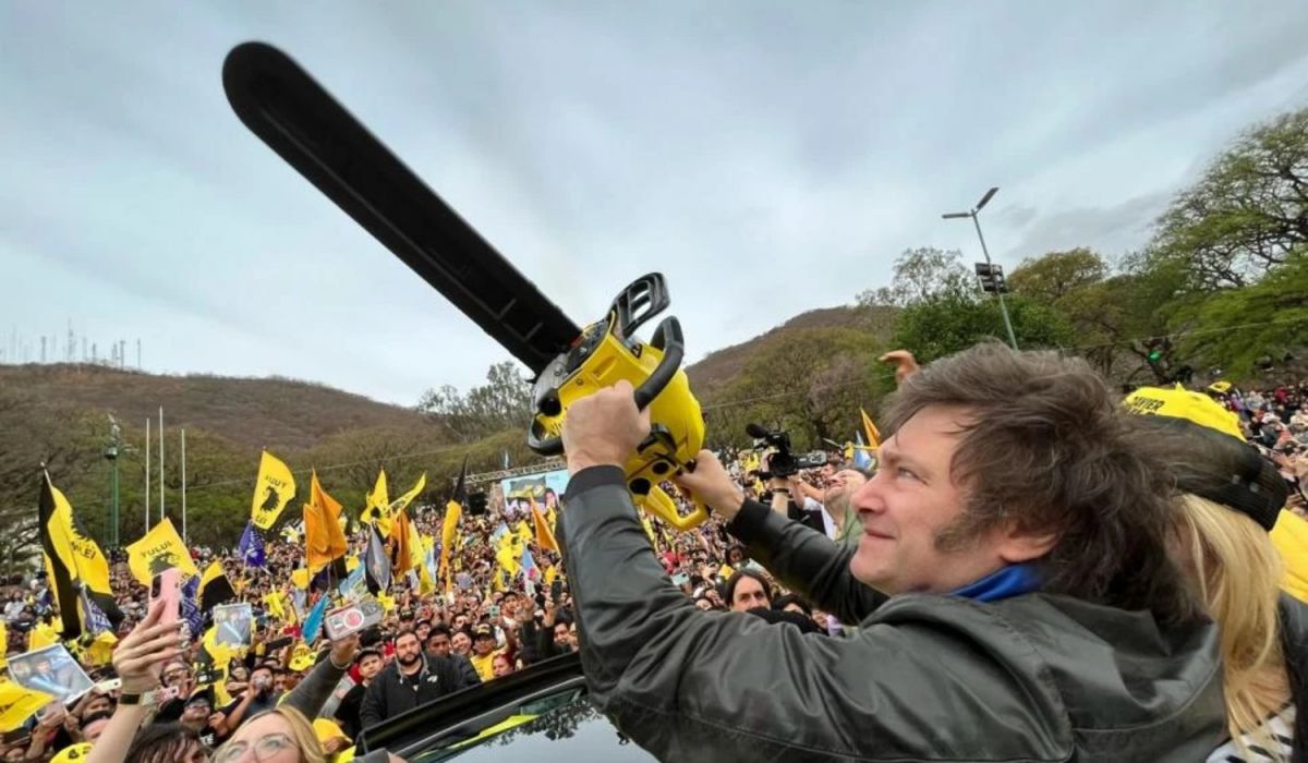 Javier Milei en acto público