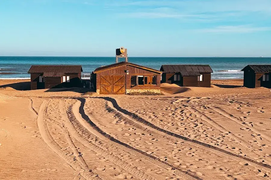 Arenas Verdes, en la costa argentina, es un lugar ideal para descansar