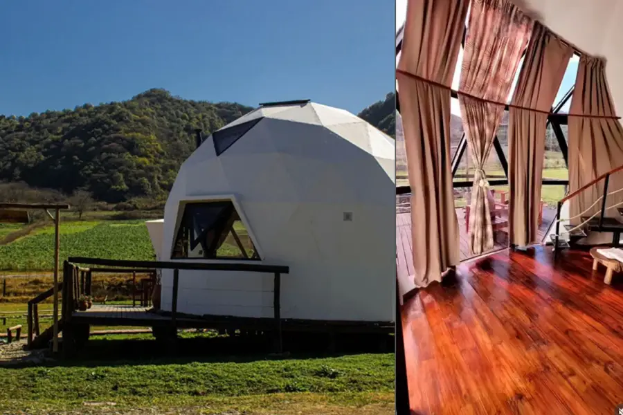 Domos, cabañas y glamping: cuatro sitios para vacacionar a menos de dos horas de Tucumán
