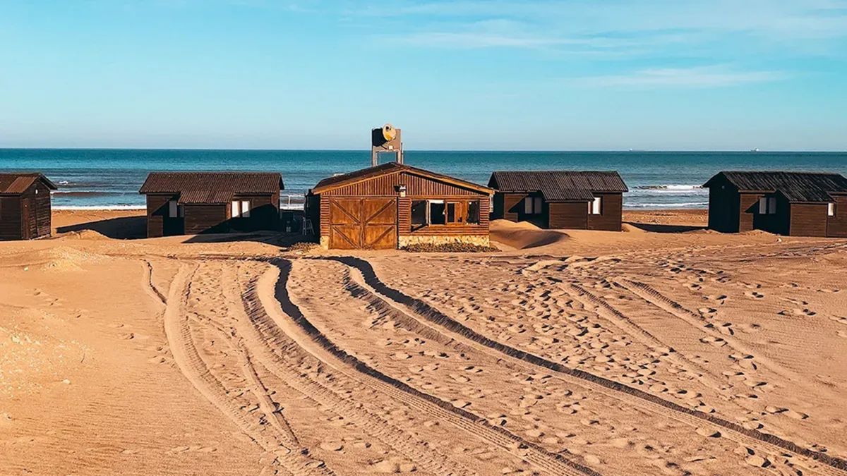 Arenas Verdes, en la costa argentina, es un lugar ideal para descansar