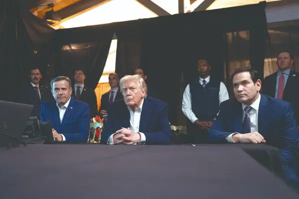 En imágenes: así supervisó Donald Trump la operación para capturar a Nicolás Maduro