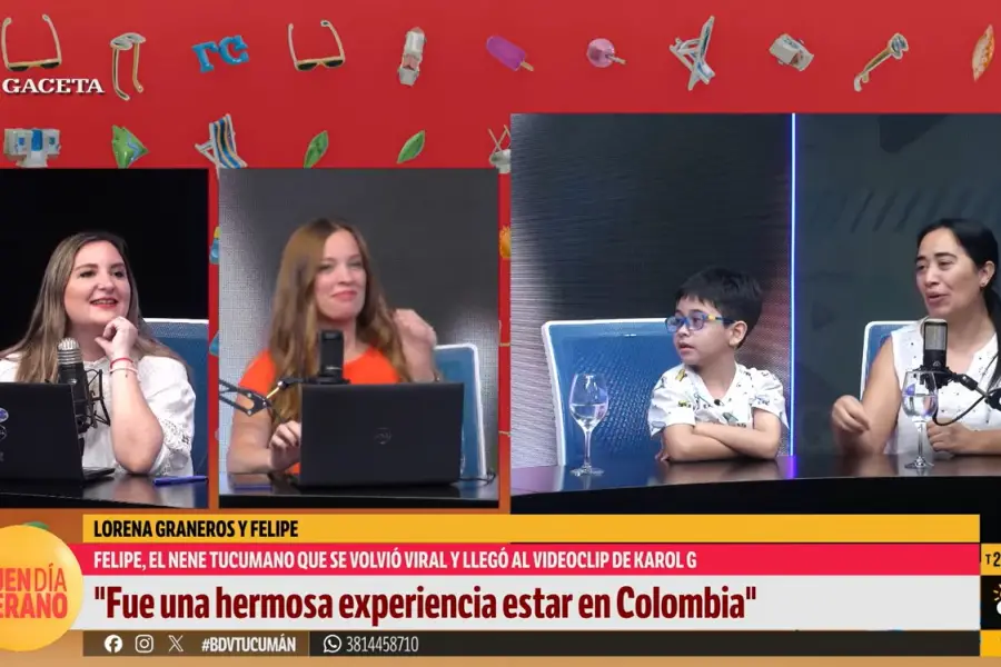 El detrás de escena del videoclip de Karol G: cómo fue la experiencia de Felipe, el nene tucumano que se volvió viral