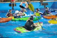 Kayak: el nuevo deporte que puede practicarse en el Complejo Ledesma