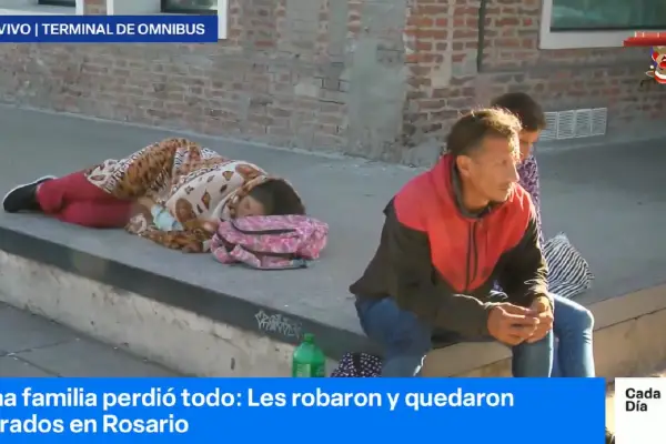 Una familia tucumana quedó varada en Rosario tras un violento asalto: “Nos robaron todo”