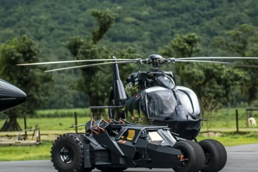 El increíble “garaje” que presentó Neymar en Brasil: jet privado, helicóptero y ¿un Batimóvil?