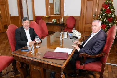 Antes de su licencia, Jaldo coordinó los temas de la gestión con Acevedo