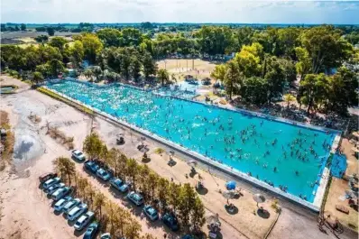 Una provincia argentina inauguró una de las piletas más grandes de Sudamérica