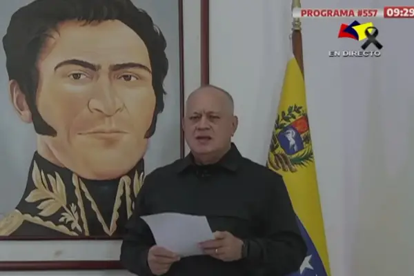 Diosdado Cabello apuntó contra Javier Milei: Es un jalabolas