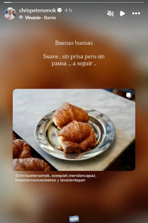 Foto tomada de Instagram/@chrispetersenok. 