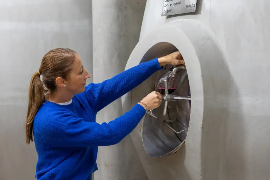EN LA BODEGA. Principiano está en cada detalle de Zuccardi Valle de Uco. 
