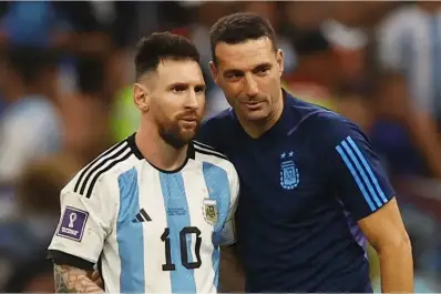 Scaloni contó los motivos de su encuentro con Messi y destacó la competitividad del plantel