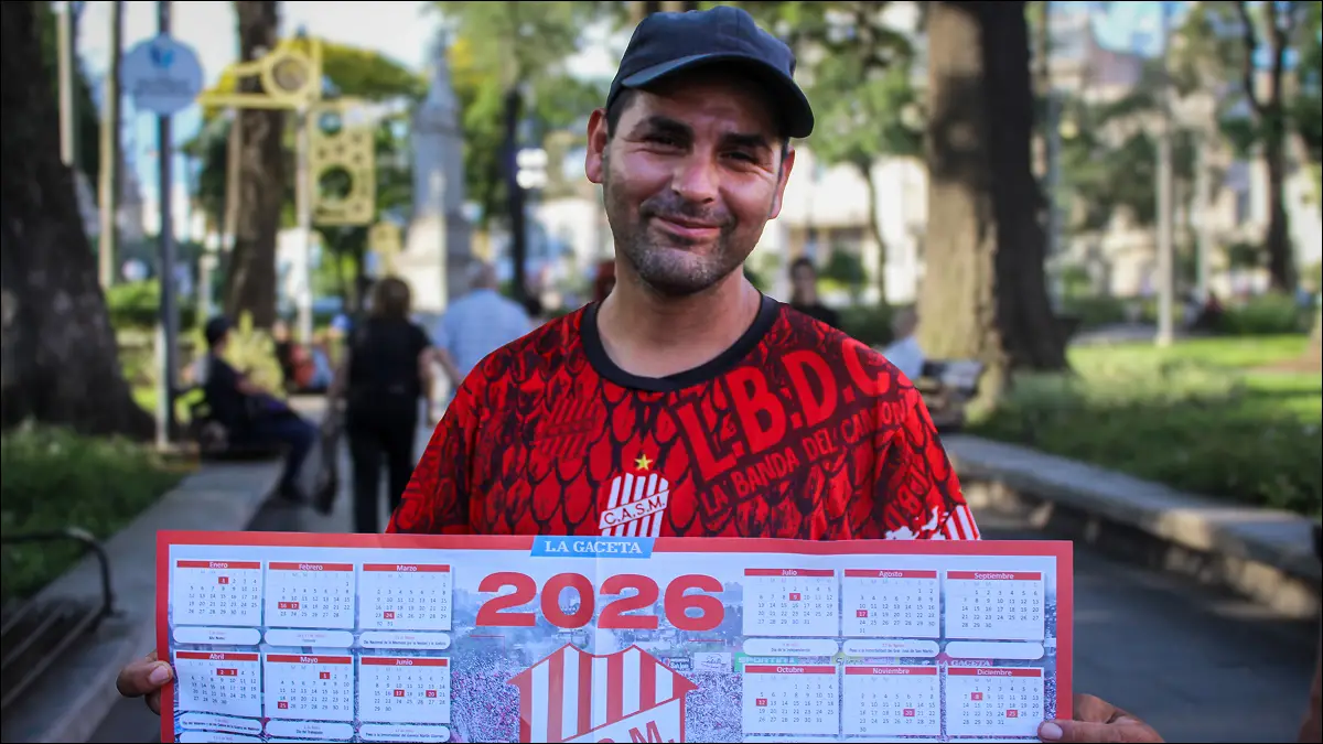 DE POR VIDA. David entiende el amor por San Martín como una herencia familiar.