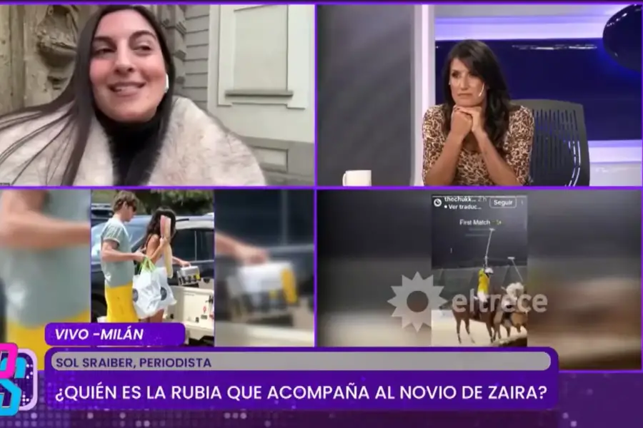 Aseguran que el nuevo novio de Zaira Nara fue visto con otra mujer en un hotel de lujo de Italia