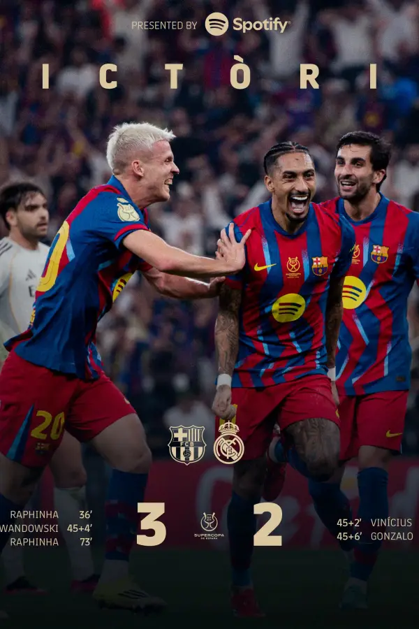 FESTEJOS. El post que publicó el club catalán en sus redes sociales | Vía X: @FCBarcelona