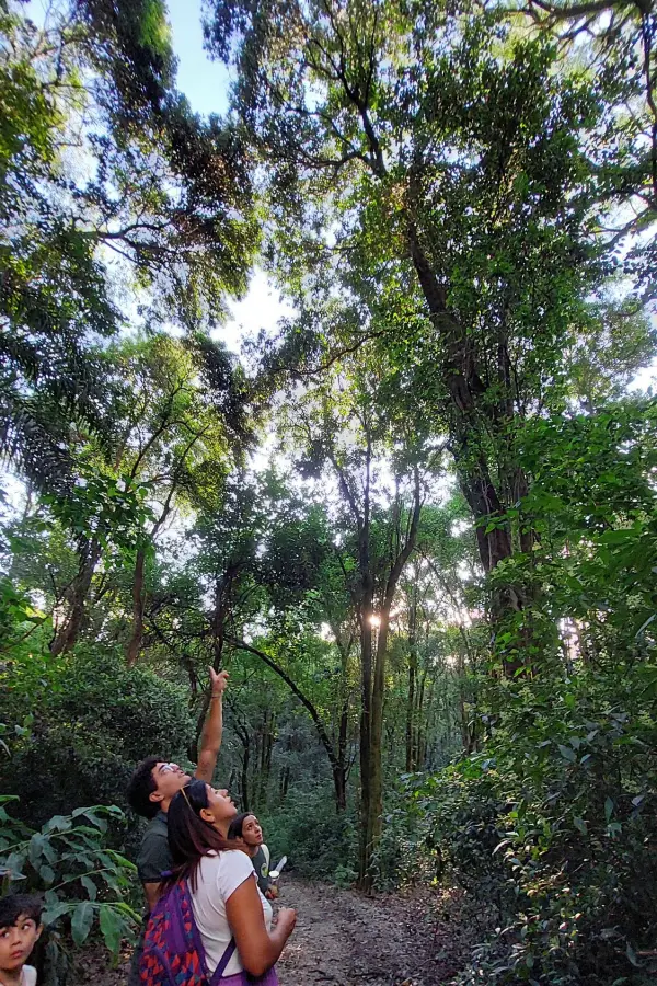TAMAÑOS. Se enseñó sobre las distintas envergaduras de las especies. la gaceta / fotos de ariane armas