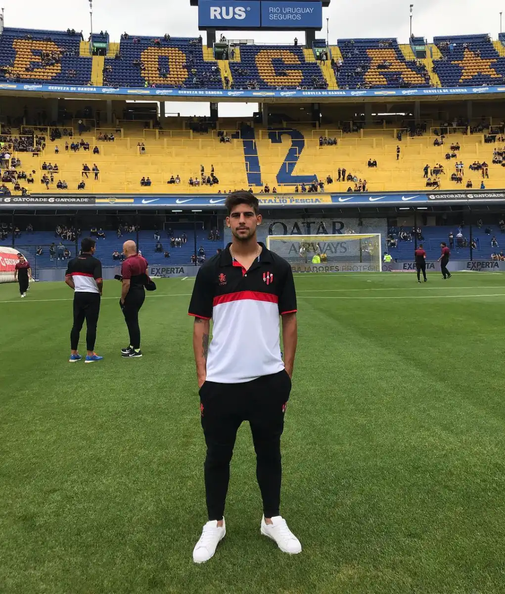 EN LA BOMBONERA. Briñone sumó minutos con la camiseta de Patronato en Primera.