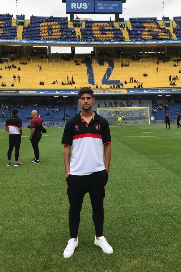 EN LA BOMBONERA. Briñone sumó minutos con la camiseta de Patronato en Primera.