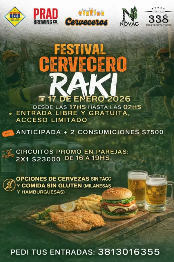 EVENTO. El festival reúne a productores tucumanos y actividades en Raki para sumar una nueva experiencia al verano.