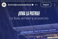 La lluvia aguó nuevamente el festival de Jesús María: la “Sole” debió suspender su show