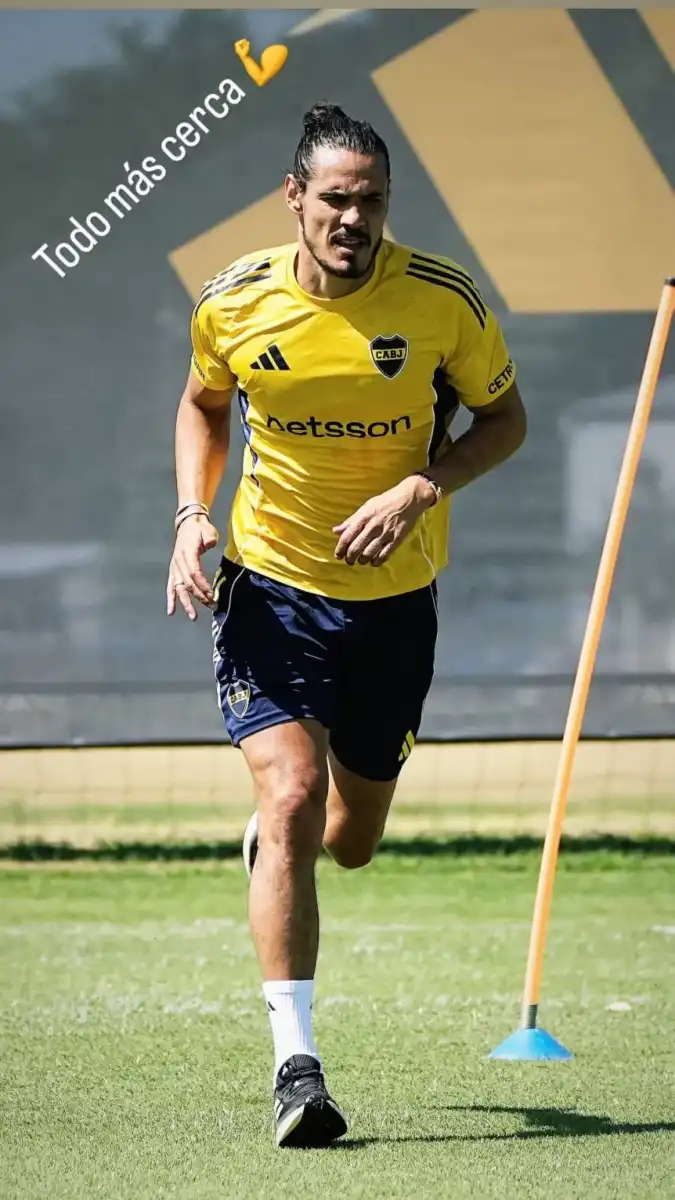 VÍA REDES SOCIALES. La historia de Instagram que publicó el delantero uruguayo.